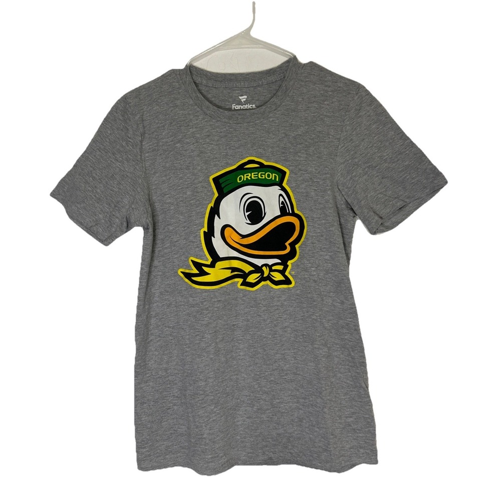 Oregon Ducks Men's Shirt Size Small Gray Short Sleeve Fanatics‎